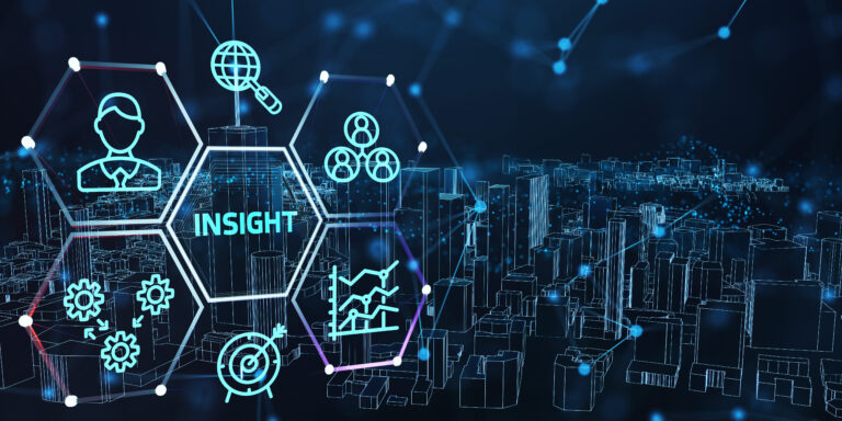 INSIGHT Inscription, Successful Business Concept. Business, Tech